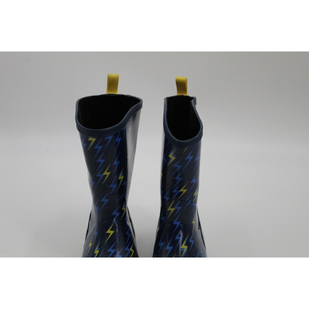 Muck Boots‎ Blue and Yellow Lightning Bolt Rubber Boots Youth Size 6 - Picture 8 of 8